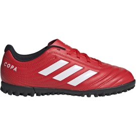 Adidas Copa 20.4 Tf röd Junior EF1925 fotbollsskor