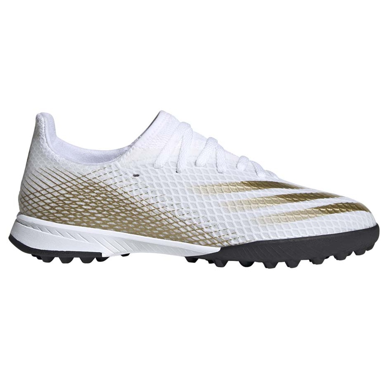 Adidas X GHOSTED.3 Tf Junior EG8214 fotbollsskor vit grå