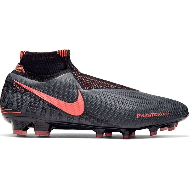 Nike Phantom Vsn Elite Df Fg AO3262 080 fotbollsskor mångfärgad svart