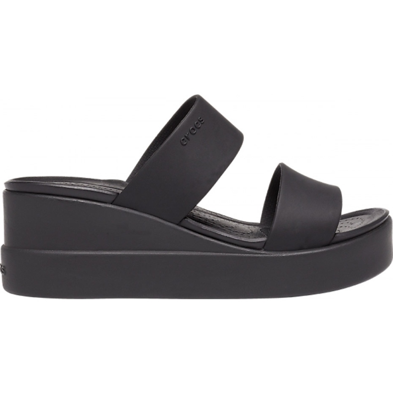 Crocs tofflor Brooklyn Mid Wedge W svart 206219060