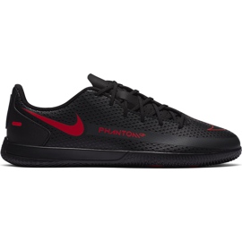 Nike Jr Phantom Gt Club Ic CK8481 060 fotbollsskor svart vit