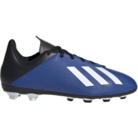 Adidas X 19.4 FxG Junior fotbollsskor blå-svart EF1615