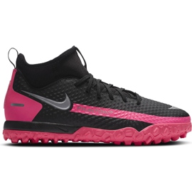 Nike Jr Phantom Gt Academy Df Tf CW6695 006 fotbollsskor svart svart