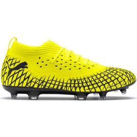 Fotbollsskor Puma Future 4.2 Netfit Fg Ag gul-svart 105611 03