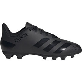 Adidas Predator 20.4 FxG Jr EF1932 fotbollsskor svart svart