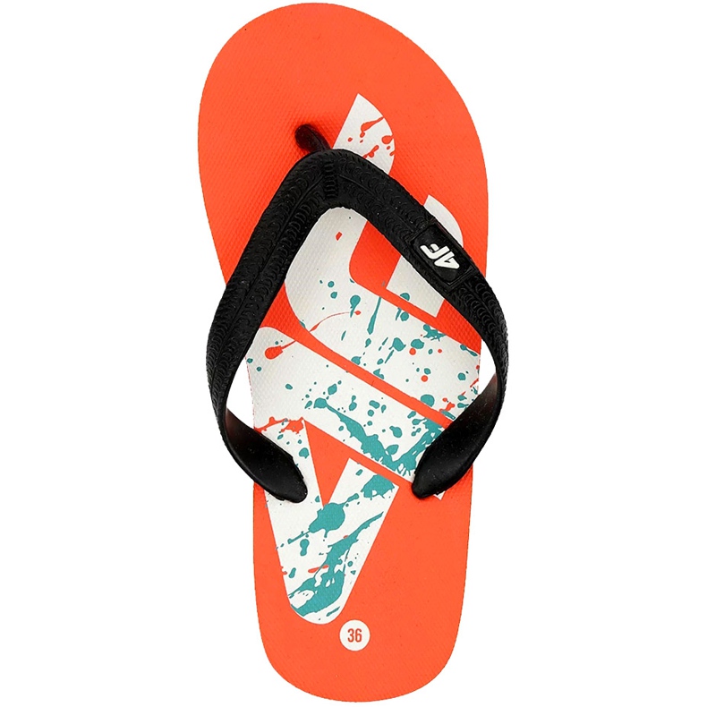 Tofflor för pojken 4F flerfärgad HJL20 JKLM001 90S svart orange