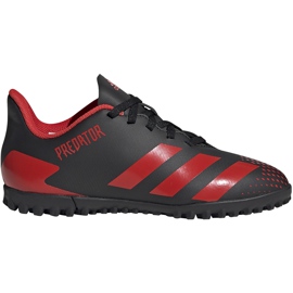 Adidas Predator 20.4 Tf Jr EF1956 fotbollsskor mångfärgad svart