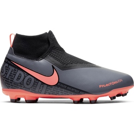 Nike Phantom Vsn Academy Df FG / MG Jr AO3287 080 fotbollsskor mångfärgad svart