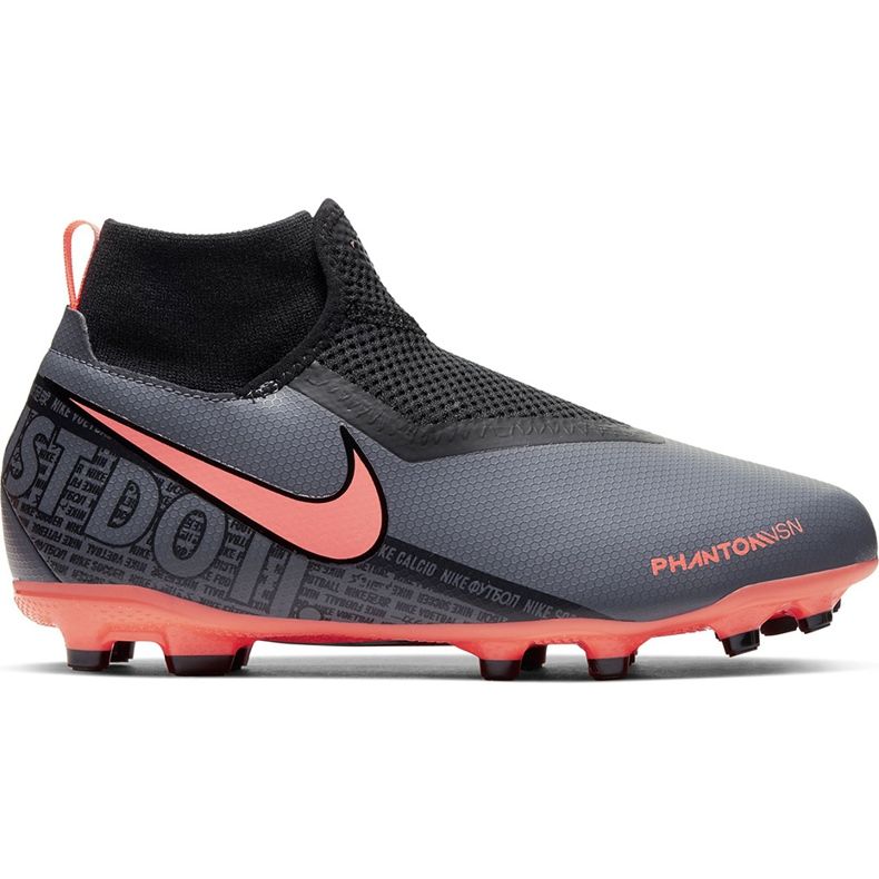 Nike Phantom Vsn Academy Df FG / MG Jr AO3287 080 fotbollsskor mångfärgad svart