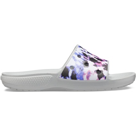 Crocs Classic Crocs Tie Dye Mania Slide 206481 97K grå mångfärgad