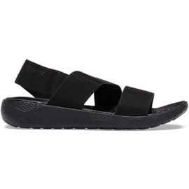 Crocs LiteRide Stretch Sandal W svart 206081060