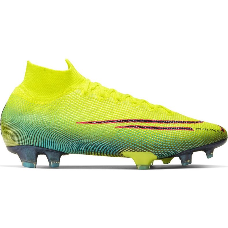 Nike Mercurial Superfly 7 Elite Mds Fg BQ5469 703 fotbollsskor mångfärgad gul