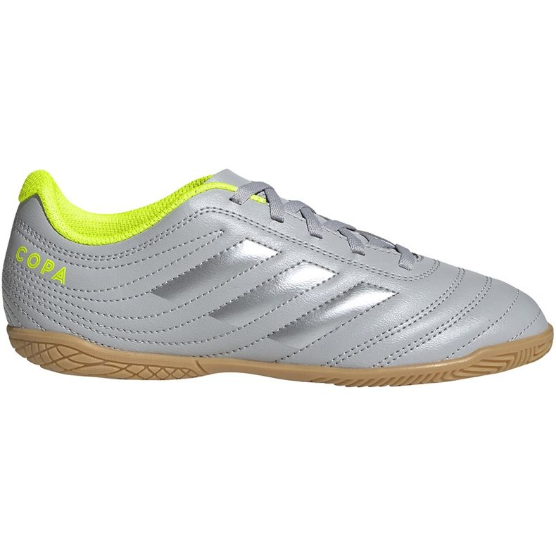 Adidas Copa 20.4 In Jr EF8354 fotbollsskor grå silver-