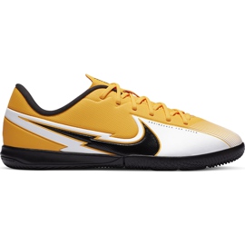 Nike Mercurial Vapor 13 Academy Ic Junior AT8137 801 fotbollssko apelsin gul