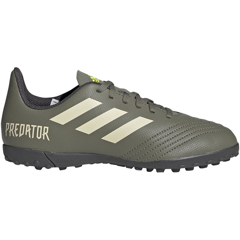 Adidas Predator 19.4 Tf Jr EF8222 fotbollsskor mångfärgad grön