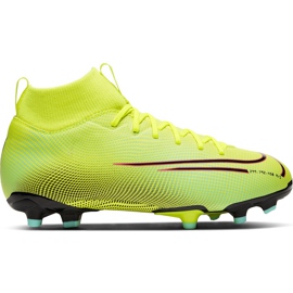 Nike Mercurial Superfly 7 Academy Mds FG / MG Junior BQ5409 703 fotbollsskor gul gul