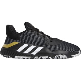 Adidas Pro Bounce 2019 Low svarta och vita skor EF0469