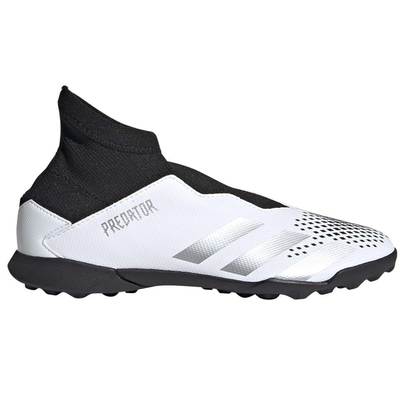 Adidas Predator 20.3 Ll Tf Junior FW9211 fotbollsskor vit vit