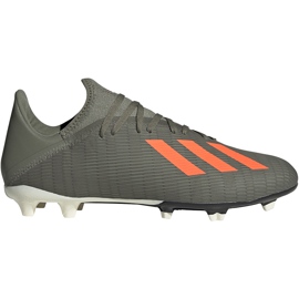 Gröna adidas X 19.3 Fg fotbollsskor EF8365 grå