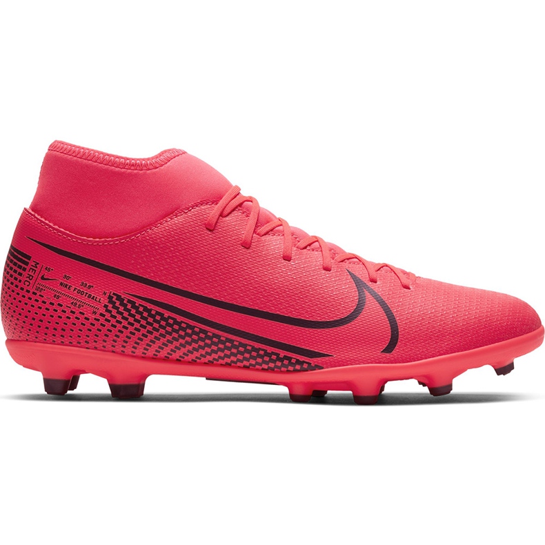 Nike Mercurial Superfly 7 Club FG / MG AT7949 606 fotbollsskor röd röd
