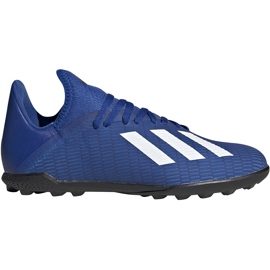 Adidas X 19.3 Tf Junior EG7172 fotbollsskor blå blå