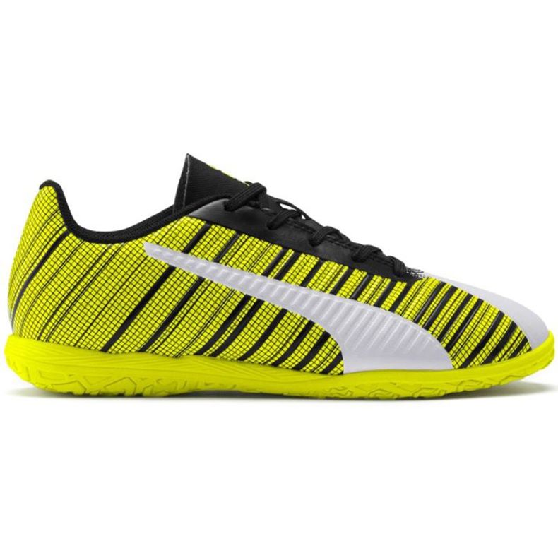 Puma One 5.4 It Junior fotbollsskor gul-vit-svart 105664 04 mångfärgad