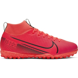 Nike Mercurial Superfly 7 Academy Tf Junior AT8143 606 fotbollssko röd röd