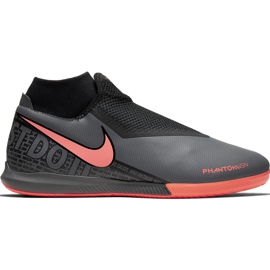 Nike Phantom Vsn Academy Df Ic AO3267 080 fotbollsskor svart blå