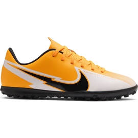 Nike Mercurial Vapor 13 Club Tf Junior AT8177 801 fotbollsskor apelsin gul