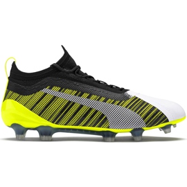 Fotbollsskor Puma One 5.1 Fg Ag gul-vit-svart 105578 03