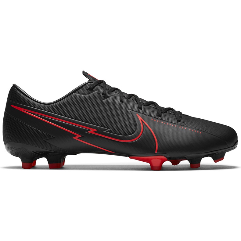 Nike Mercurial Vapor 13 Academy FG / MG AT5269 060 fotbollsskor svart svart
