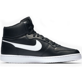 Nike Ebernon Mid svartvita AQ1773 002 herrskor