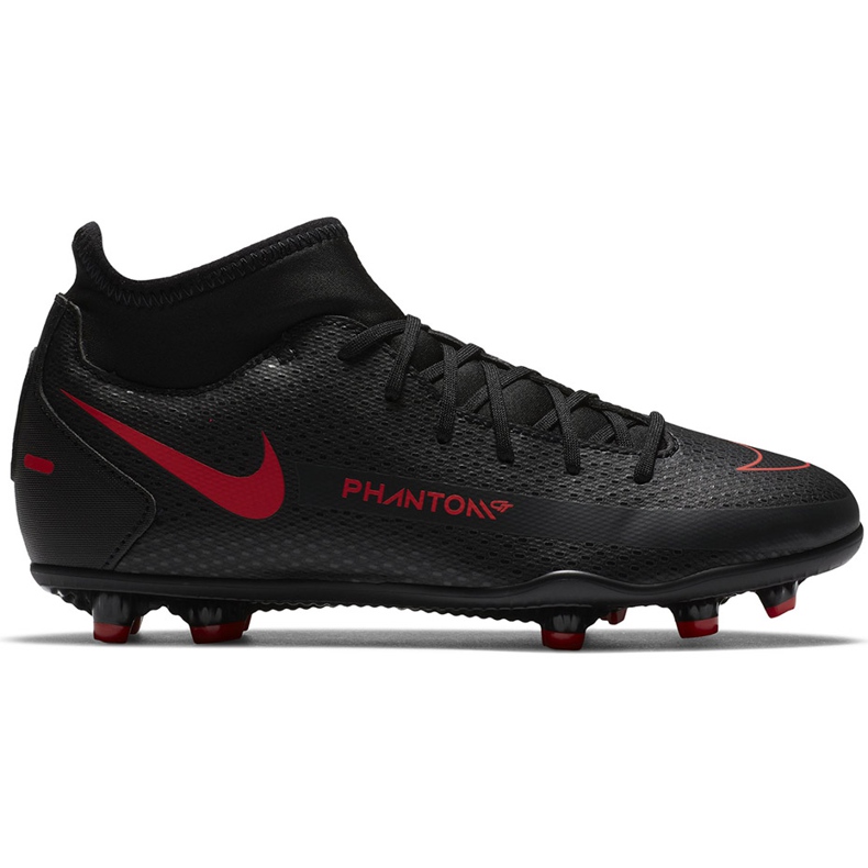 Nike Phantom Gt Club Df FG / MG Junior CW6727 060 fotbollsskor svart svart