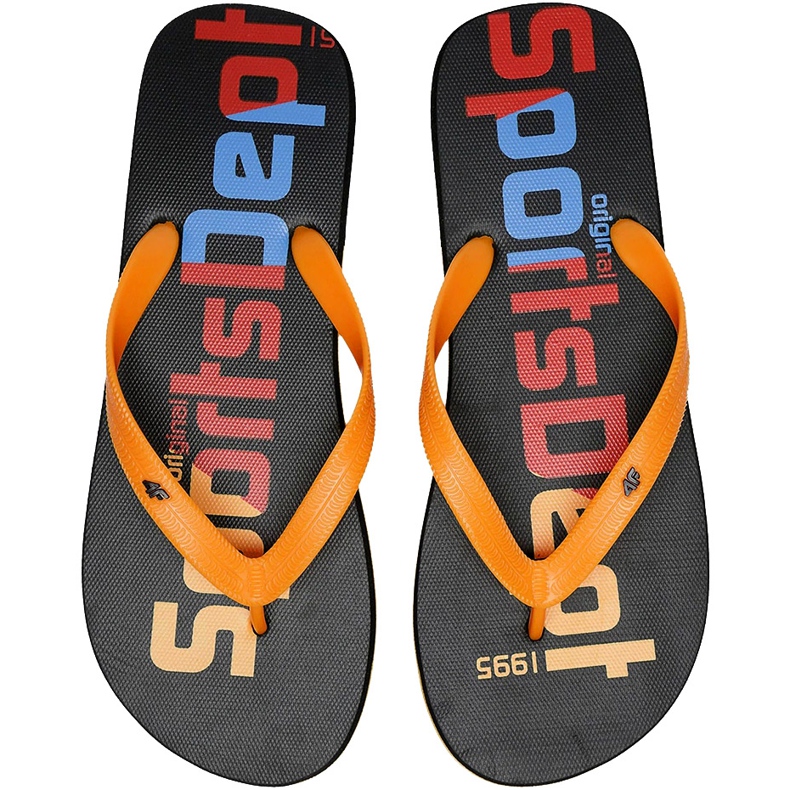 Tofflor för män 4F flerfärgad H4L20 KLM006 90S orange