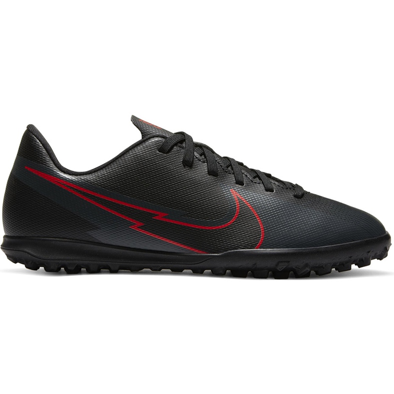 Nike Mercurial Vapor 13 Club Tf Junior AT8177 060 fotbollsskor svart svart