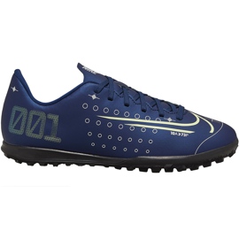 Nike Mercurial Vapor 13 Club Mds Tf Junior CJ1179 401 fotbollssko flerfärgad marinblå