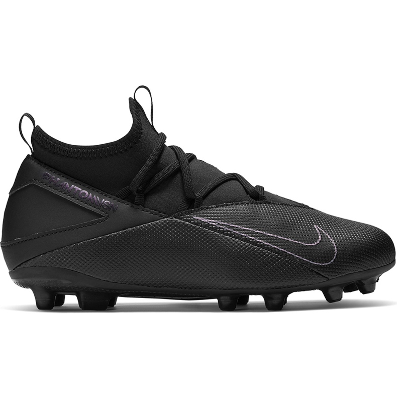 Nike Phantom Vsn 2 Club Df FG / MG Junior CD4061 010 fotbollsskor svart svart
