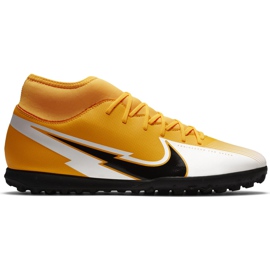 Nike Mercurial Superfly 7 Club Tf AT7980 801 fotbollssko apelsin gul
