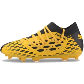 Puma Future 5.3 Netfit Fg Ag Junior 105806 03 fotbollsskor gul