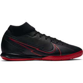 Nike Mercurial Superfly 7 Academy Ic AT7975 060 fotbollsskor svart svart