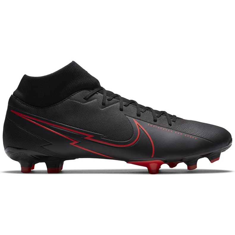Nike Mercurial Superfly 7 Academy FG / MG AT7946 060 fotbollsskor svart svart