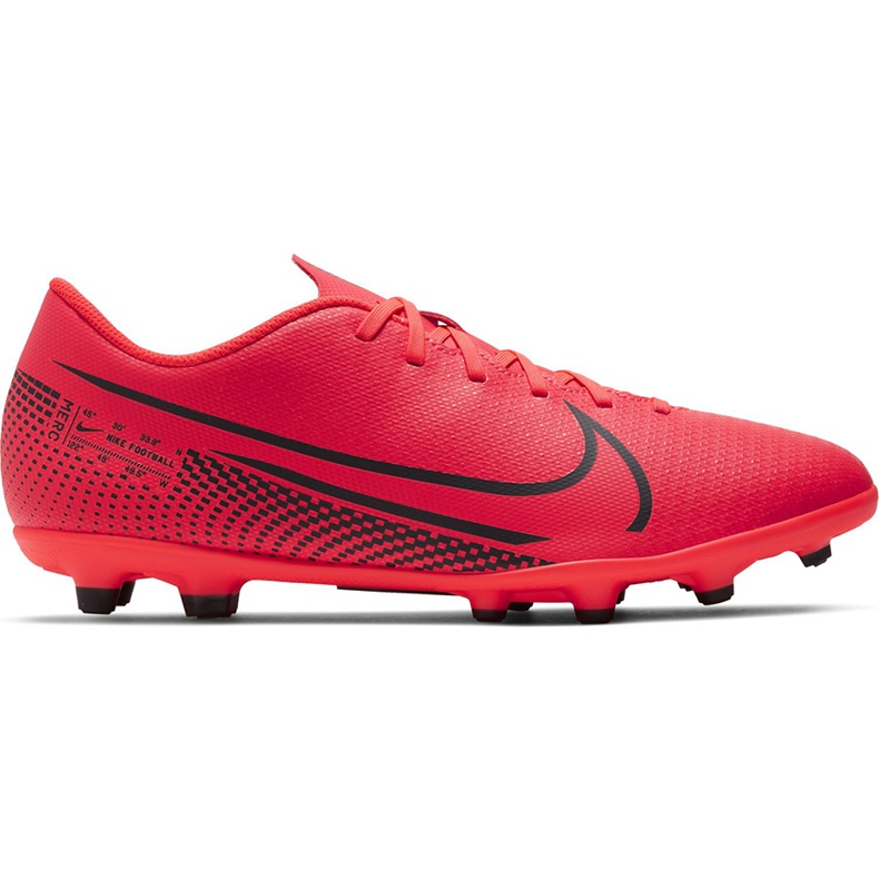 Nike Mercurial Vapor 13 Club FG / MG AT7968 606 fotbollsskor mångfärgad röd