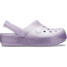 Crocs för barn Crocband Glitter Clog Kids lila 205936 530 purpur