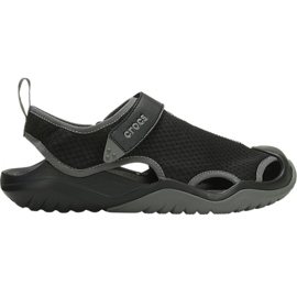 Crocs sandaler för män Swiftwater Mesh Deck Sandal M svart 205289 001