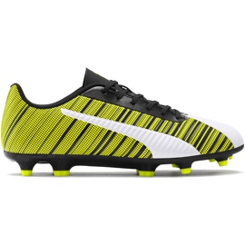 Puma One 5.4 Fg Ag fotbollsskor gul-vit-svart 105605 03
