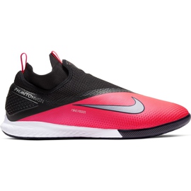 Nike React Phantom Vsn 2 Pro Df Ic CD4170 606 fotbollsskor röd svart röd