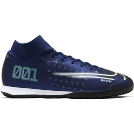 Nike Mercurial Superfly 7 Academy Mds Ic BQ5430 401 fotbollssko marinblå marinblå