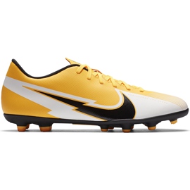 Nike Mercurial Vapor 13 Club FG / MG AT7968 801 fotbollsskor apelsin gul