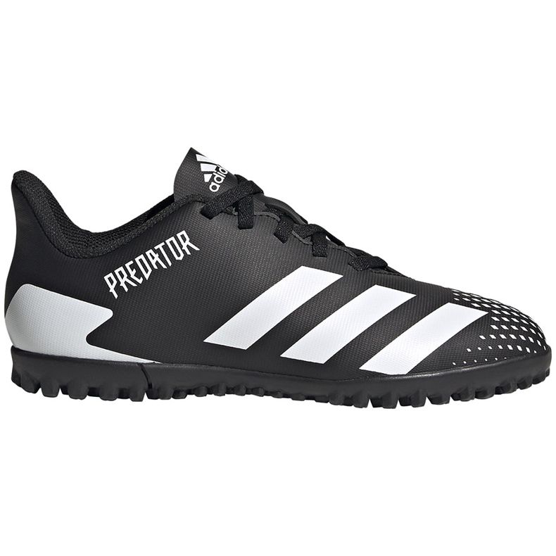 Adidas Predator 20.4 Tf Junior FW9223 fotbollsskor svart svart
