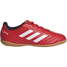 Adidas Copa 20.4 In Jr röda fotbollsskor EF1928
